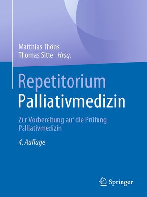 cover image of Repetitorium Palliativmedizin
